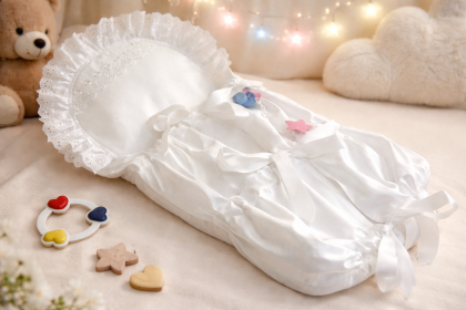 Zavinovačka bílá JETEX vyšívaná