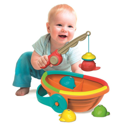 Baby chytání rybiček