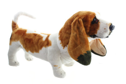 Plyšový pes baset 75 cm