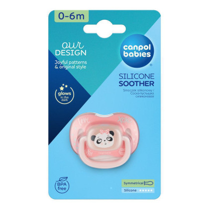 Dudlík silikonový symetrický Exotic Animals 0 - 6 m 1 ks Canpol babies