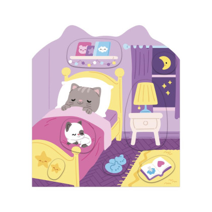 Samolepky Dům 7 předloh Stickers Janod