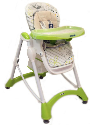 Jídelní židlička Baby Mix green