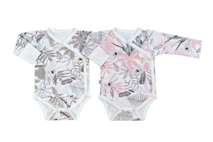 Bavlněné body dl. rukáv s rukavičkami zavinovací Koala Baby Service