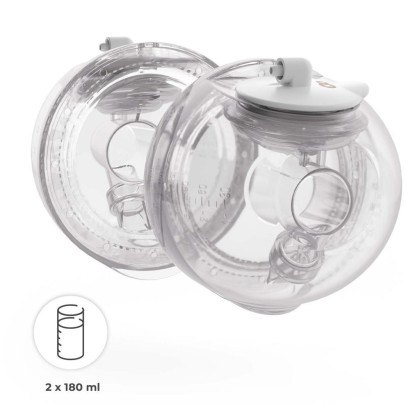 Odsávačka mateřského mléka Double Hands-free Gentle Flow Kinderkraft