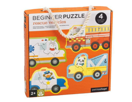 Petit Collage Puzzle záchranná vozidla
