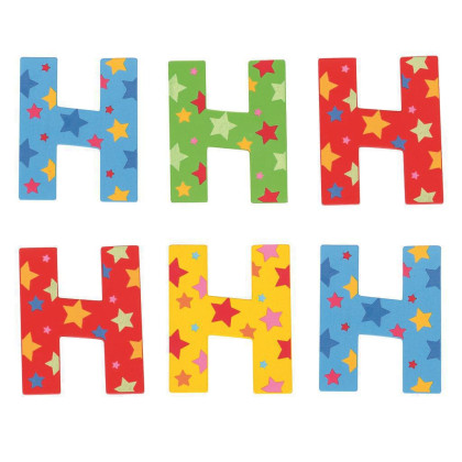 Bigjigs Toys Hvězdičkové písmenko