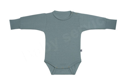 Kojenecké body Vlnky mátová Česká výroba Babyservice