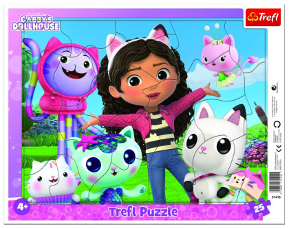 Puzzle Gabbyin domeček pro panenky 25 dílků