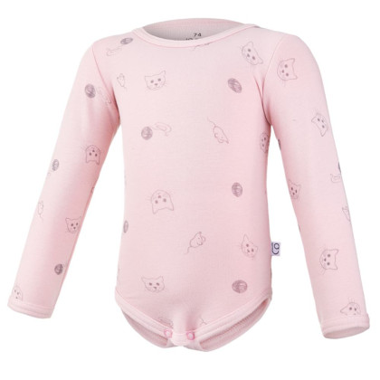 Body tričko smyk TISK Outlast® Sv.starorůžová koťátka