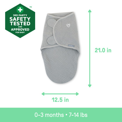 Zavinovačka SwaddleMe™ Ulitka mušelín 1,5 Tog 0 - 3 m Ingenuity