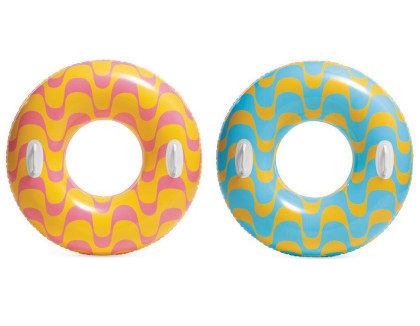 Kruh plovací Intex 59256 Hvězdičky/Duhové pruhy