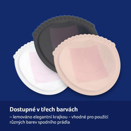 Vložky do podprsenky antibakteriální Discreet Elegance 20 ks černé Lovi