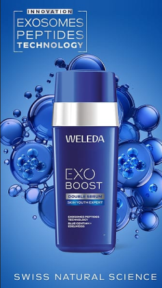 Exo Boost Double Serum Modrý Hořec a protěž alpská 30 ml Weleda