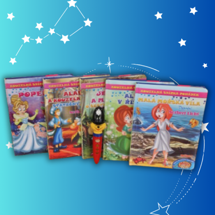 Kouzelná sbírka pohádek Balíček č.3 (5 knížek + kouzelné pero)