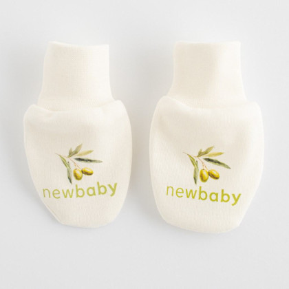 Kojenecké rukavičky z organické bavlny Olivy New Baby 