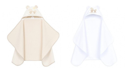 Maxi osuška s kapucí Zajíčci 70 x 120 cm Mamo Tato