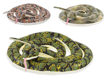 Plyšový had 220 cm