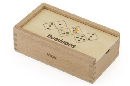 Dřevěné domino zvířátka