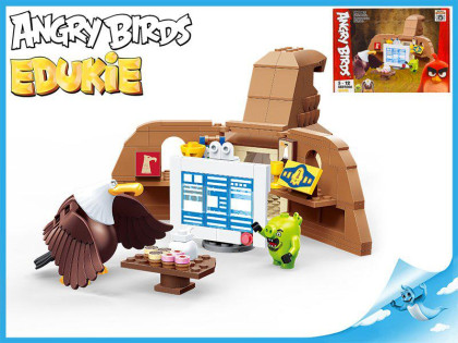EDUKIE stavebnice Angry Birds výpočetní středisko 199 ks + 2 figurky