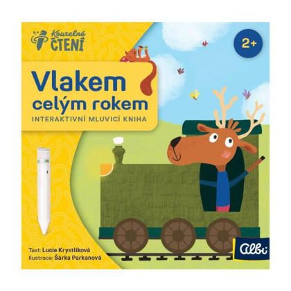 Kouzelné čtení Leporelo Vlakem celým rokem