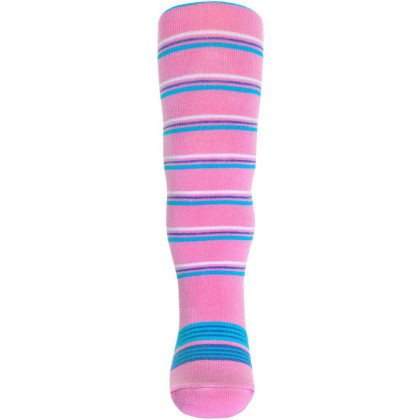 Bavlněné punčocháčky New Baby s ABS Růžové zebra s pruhy Vel. 104 (3-4 roky)
