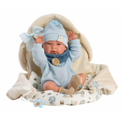 New Born chlapeček 73885 Llorens - realistická panenka miminko - 40 cm