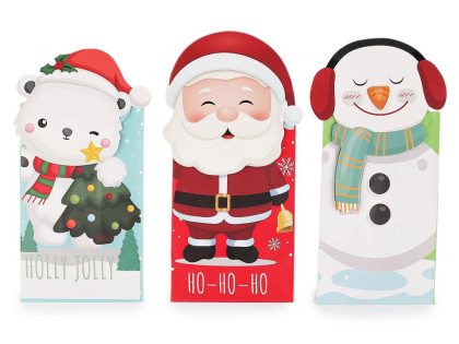 Vánoční / mikulášský dárkový sáček sada 3 ks mix 3