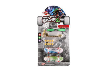 Sada skateboard šroubovací, koloběžka prstová a waveboard