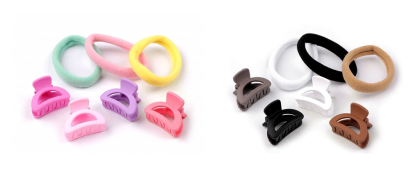 Gumičky a skřipce do vlasů