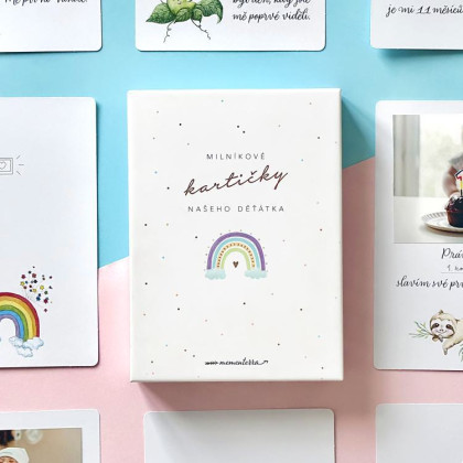 Milníkové kartičky našeho děťátka