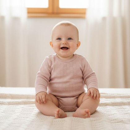 Body růžové vzor obdélník Babyservice