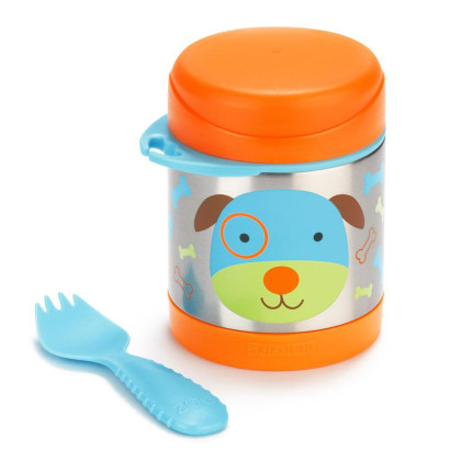 Termoska na jídlo se lžičkou/vidličkou Zoo 3 r+ 325 ml Skip Hop