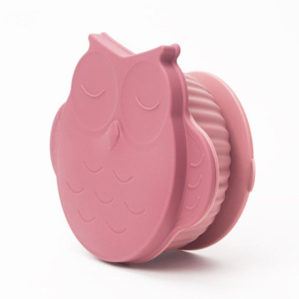 Silikonová miska s víčkem GIOfresh Owl