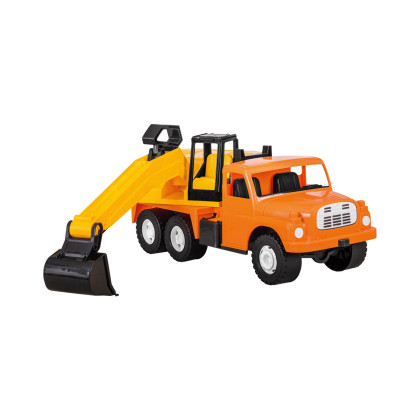 Auto Tatra 148 plast 73 cm Bagr na písek žlutooranžový 12 m+