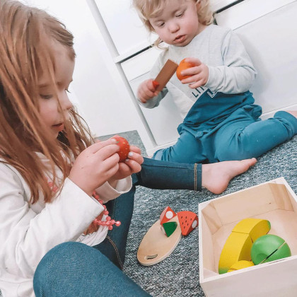 Krájecí ovoce v krabičce Bigjigs Toys