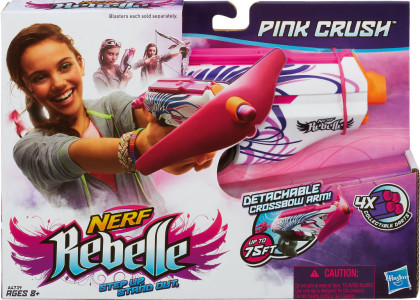 NERF Rebelle Pink Crush pistole