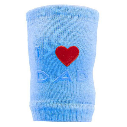 Dětské nákoleníky New Baby s ABS I Love Mum and Dad