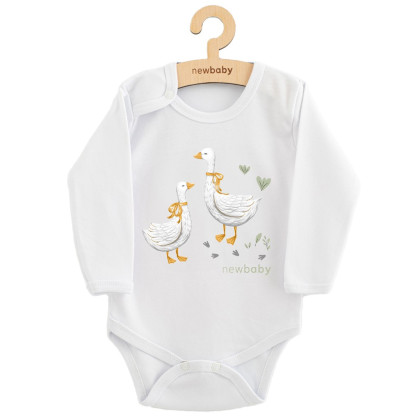 Dětské body s potiskem New Baby Husičky