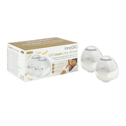 Přenosná elektrická odsávačka mateřského mléka GIOmum Line Discreet Double innoGIO