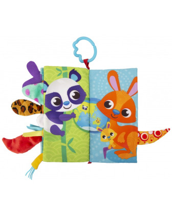 Textilní knížka se zvířecími ocásky Playgro