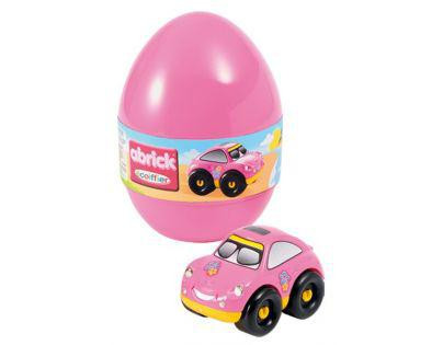 Velikonoční vejce Écoiffier S autíčkem - RŮŽOVÉ AUTÍČKO