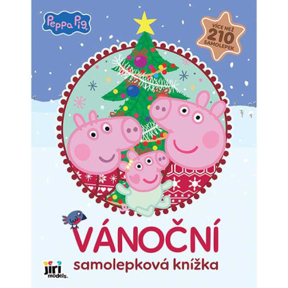 Vánoční samolepková knížka Prasátko Peppa