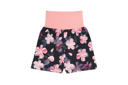 Bavlněné kraťásky Kytičky Baby Service