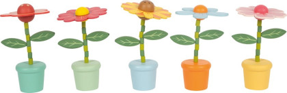 Dřevěné tančící květiny 1 ks Small foot