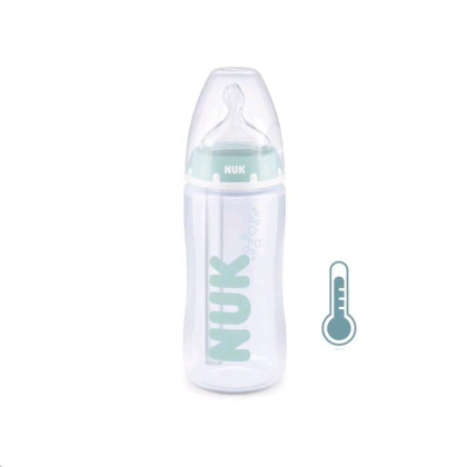 Kojenecká láhev NUK Fc Anti-colic s kontrolou teploty 300 ml Uni