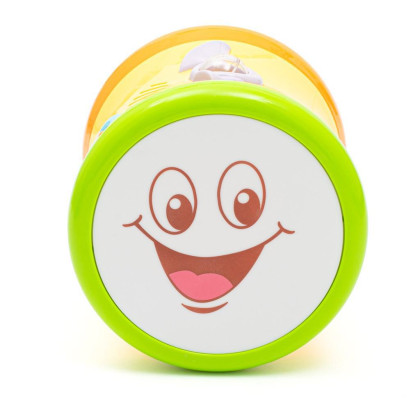 Oboustranný dynamický bubínek žlutý Baby Mix