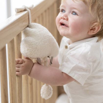 Hračka hudební Teddy obláček Nattou 25 cm, 0 m+