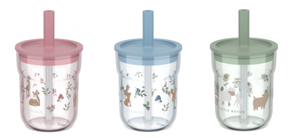 Kelímek s brčkem 250 ml Little Dutch