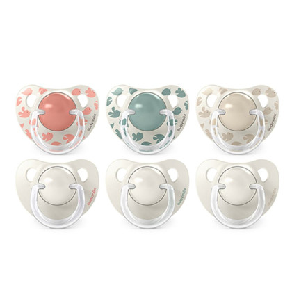 Dudlík anatomický silikon 6/18 m 2 ks BIRDIES Suavinex