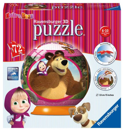 Máša a Medvěd puzzleball 72dílků